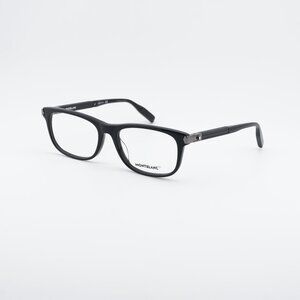 Montblanc MB0036O 005 Eyeglasses Black 56mm Rectangle Frame